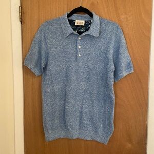 Scotch and Soda Linen Knitted Polo Size S
